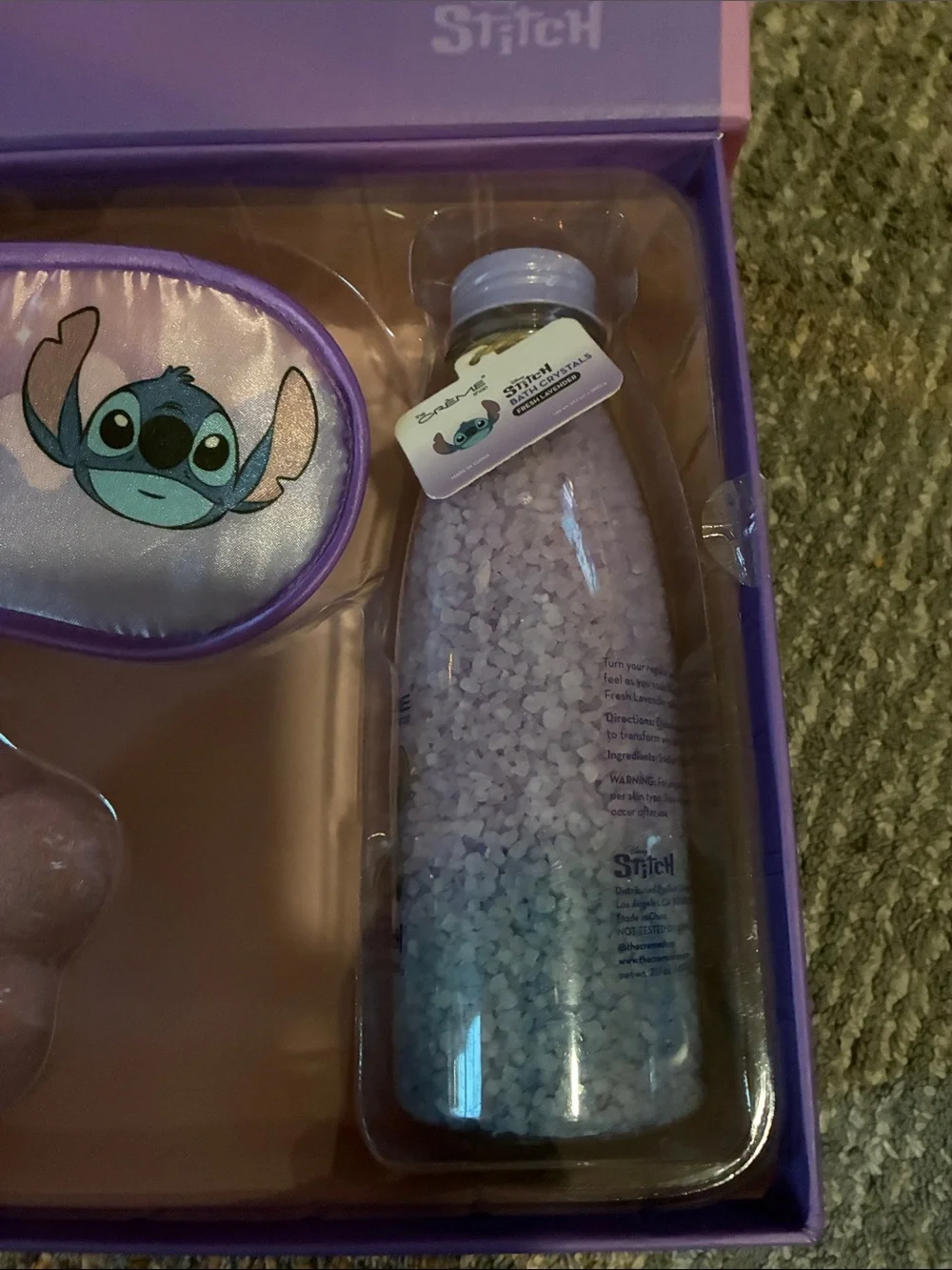 The Creme Shop Disney Stitch  Purple Fantasy Spa Set
